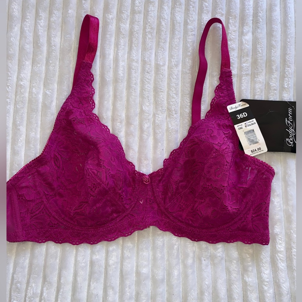 New| Body form |lace bra size 36D